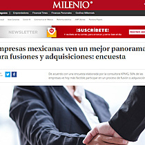 Empresas mexicanas ven un mejor panorama para fusiones y adquisiciones: encuesta